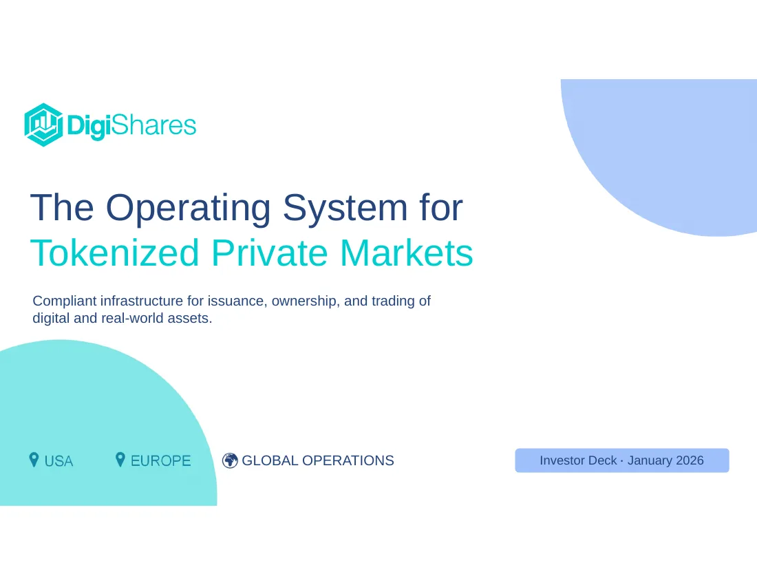 First page preview of Corporate Presentation